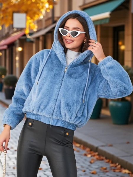 Royalfashion Damen Kunstpelzjacke