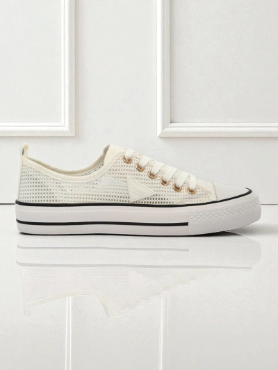 Royalfashion Damen perforierte Sneaker Rebbse