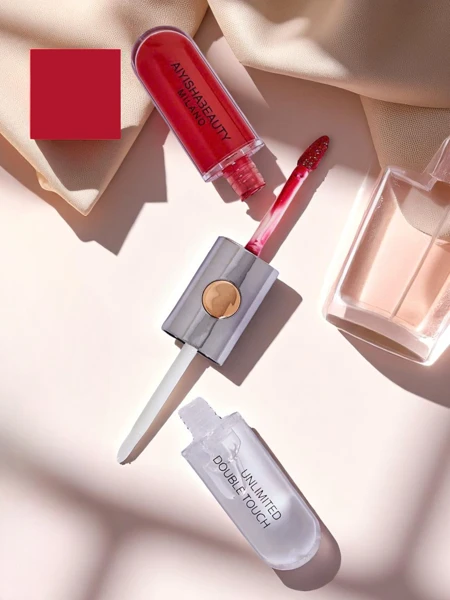 2-in-1 Lippenstift und transparenter Lipgloss Lady Bug