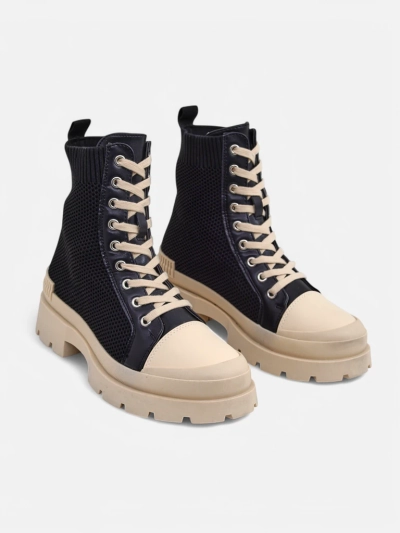 Royalfashion Hohe Damensneaker auf dicker Sohle Heyloy