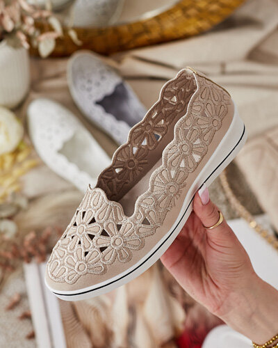 Royalfashion Damen Halbschuhe mit niedrigem Absatz Dellio