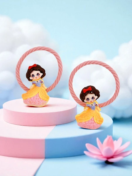 Haargummis mit Prinzessinnenmotiv