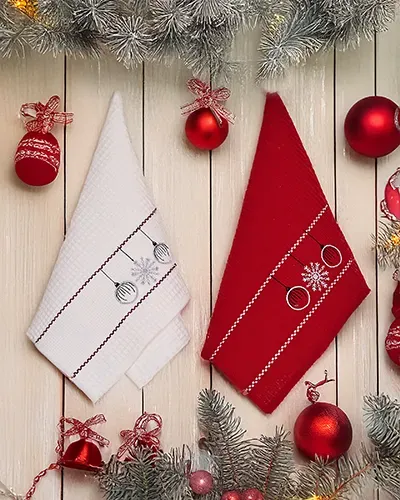 Royalfashion Urlaubs-Handtuch-Set Frohes Neues Jahr