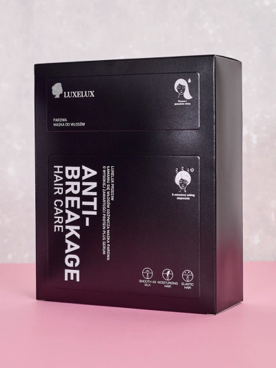 Luxelux Dampfmütze für Haare mit hohem Proteingehalt plus Serum