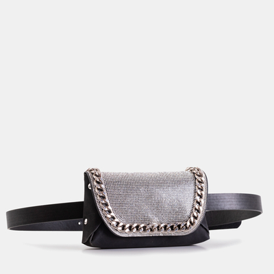Damen Nierentasche mit Zirkonia und Kette - Handtaschen
