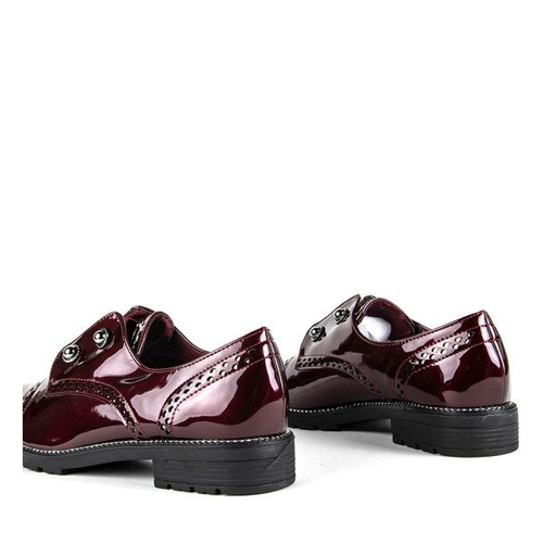 Бордові плоскі туфлі Темний Кристал - Взуття