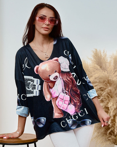 Royalfashion Women's Print Blouse