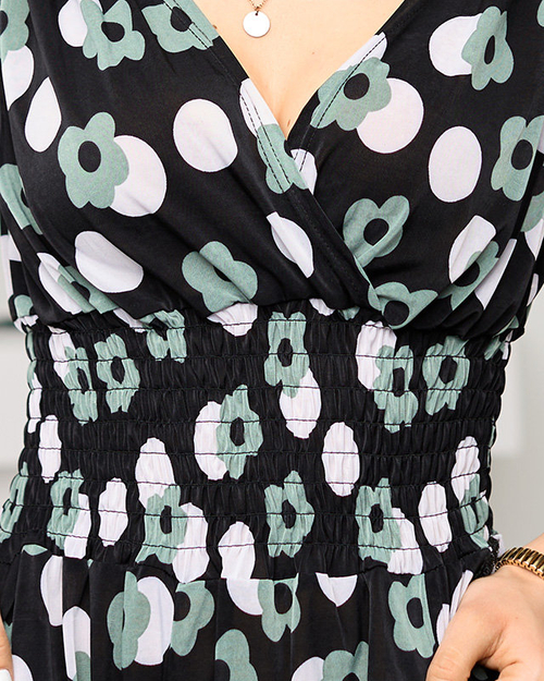 Жіночий короткий комбінезон чорного кольору - Одяг