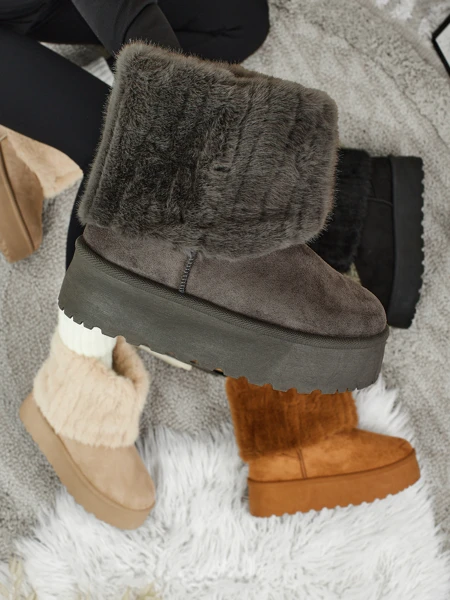 Damen Schneestiefel mit Fell Irelle