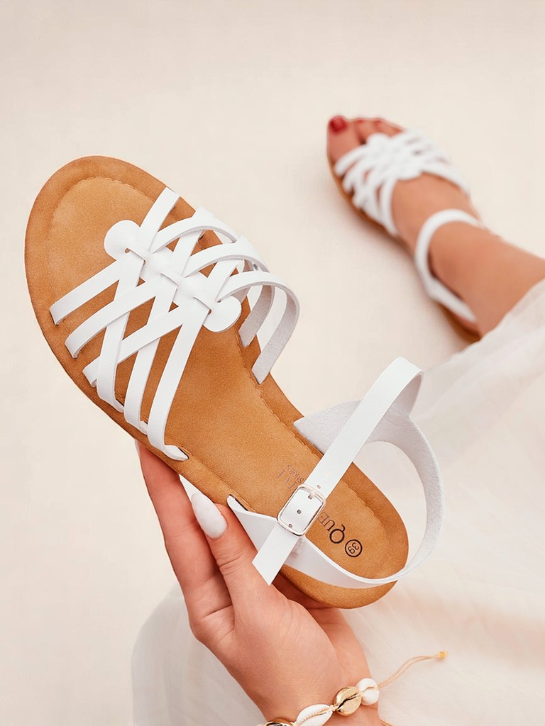 Royalfashion Damen-Sandalen mit dekorativen Riemchen Livia