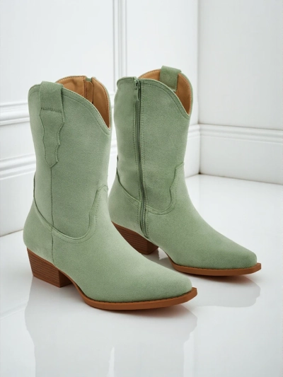 Damen Cowboystiefel Eco-Wildleder SpireHush