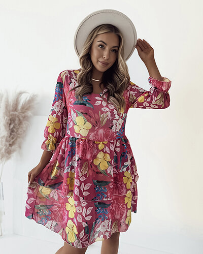 Royalfashion Blumiges Minikleid für Damen