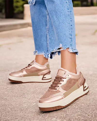 Royalfashion Damen isolierte Sneaker Garres