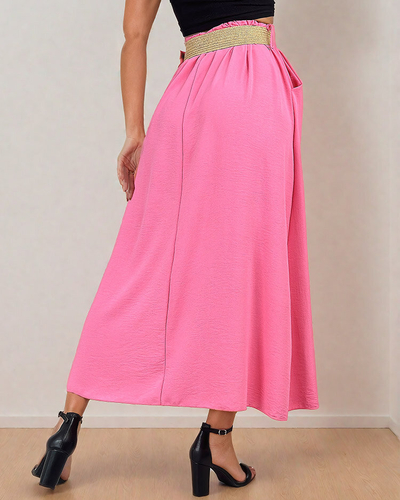Royalfashion Damen Midirock mit Gürtel