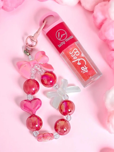 Lipgloss für Kinder mit Armband Erdbeere