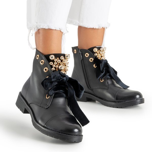 Чорні сумки з прикрасами Havelte - Взуття