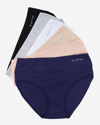 Set Damen-Baumwollslips 6 / Pack - Unterwäsche