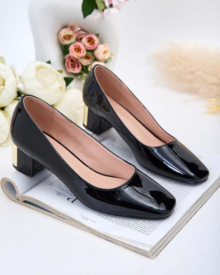 Royalfashion Damen niedrige Stiletto Pumps Eless