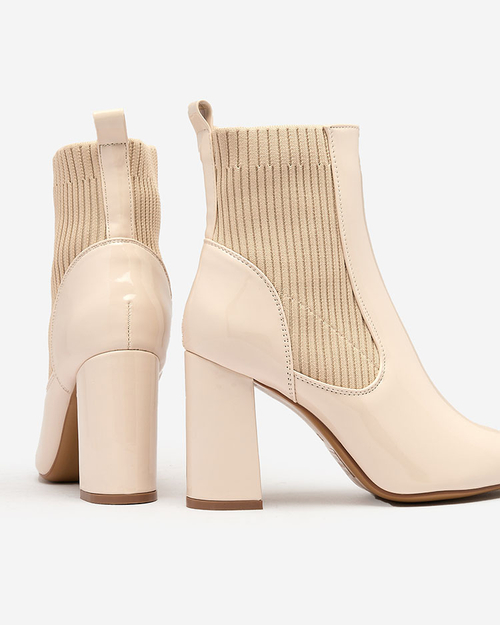 Royalfashion Білі жіночі черевики на шпильці Lady Jeny