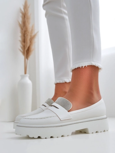 Royalfashion Damenmokassin mit Strass Vinness