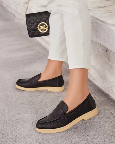 Royalfashion Damen Mokassins Loberrot