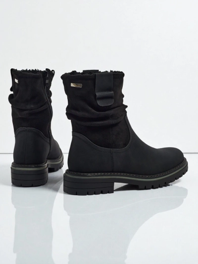 Höhere Damenstiefeletten aus Öko-Wildleder Liora