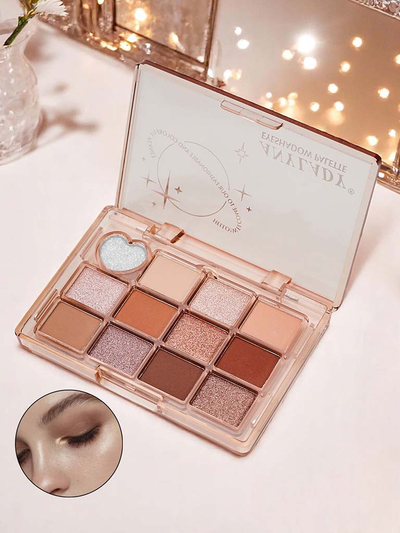Palette mit 12 Schoko-Fudge-Lidschatten