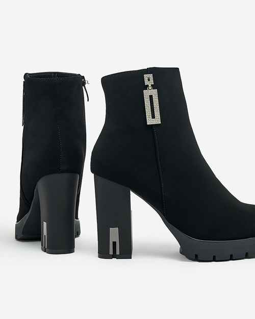 Жіночі черевики Royalfashion Beroleda з декором на шпильці