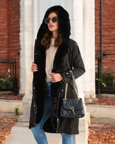 Royalfashion Langer Damenmantel