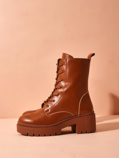 Royalfashion Women's Bumalo Schnürstiefel