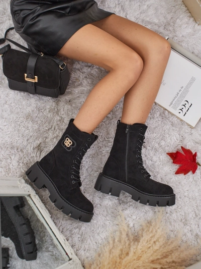 Royalfashion Damen Worker Boots Milloze