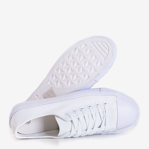 OUTLET Royalfashion Жіночі біло-м'ятні кросівки на шнурівці Drive