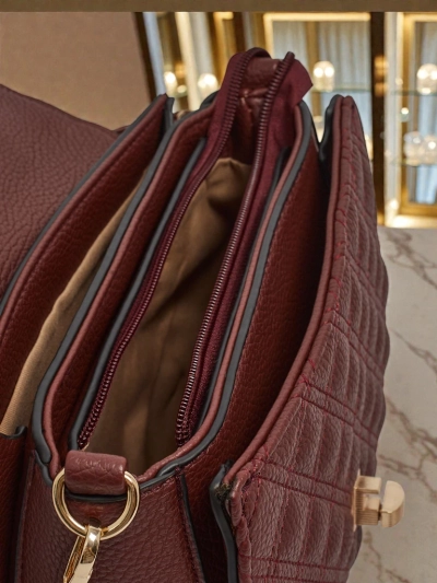 Damenhandtasche Luna Bordowa Ökologisch Elegant für den Alltag