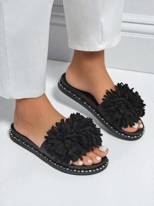 Royalfashion Жіночі шльопанці на плоскій підошві Flora Blide