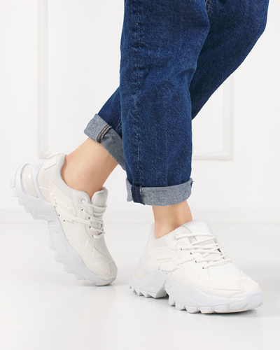 Weiße Sport-Sneaker für Damen Bayart - Footwear