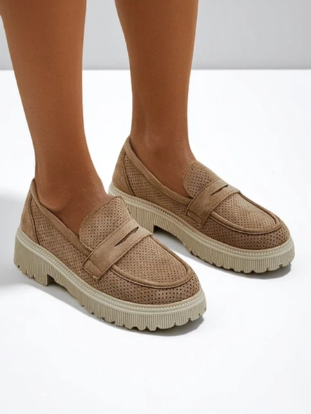 Royalfashion Damen-Eco-Suede-Mokassins Dunes