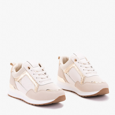 Nakobi beige Damen Sportschuhe - Schuhe