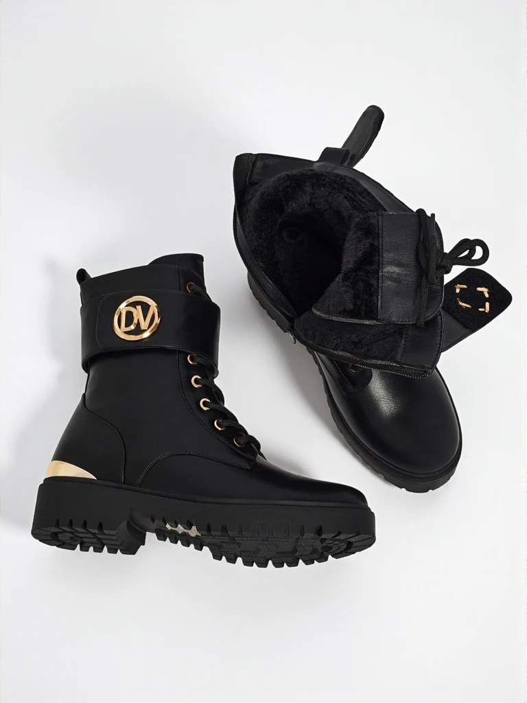 Damen Worker Boots mit Verzierungen Lorice