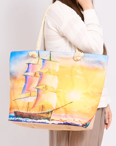 Royalfashion Große Stofftasche mit Druck