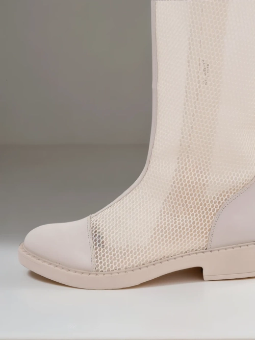 Royalfashion Високі перфоровані жіночі черевики Ovittole