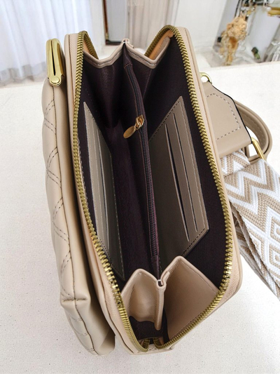 Royalfashion Multifunktionale Handtasche-Geldbörse mit Umhängeriemen Pick Charm