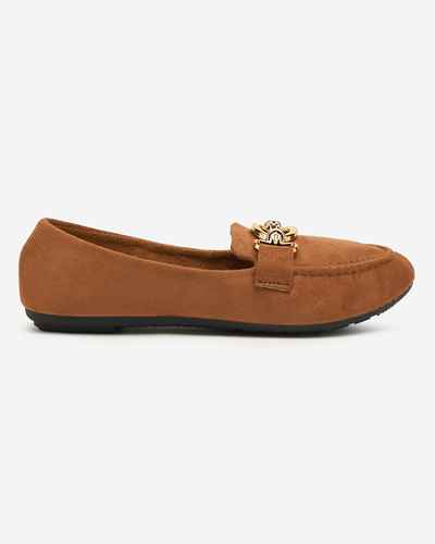 Camel Eco-Wildleder-Loafer Brussi - Footwear