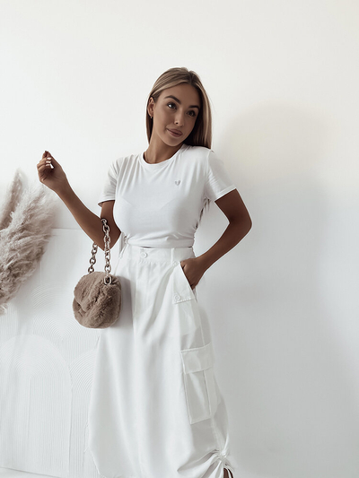 Royalfashion Damen Midirock mit Taschen