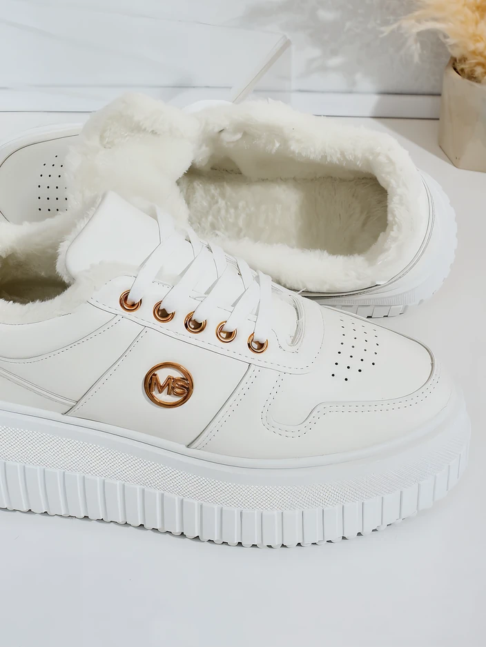 Royalfashion Warme Damen-Sneakers mit Fell Rozit