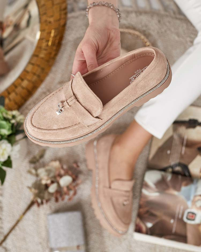 Royalfashion Damen Mokassins mit Zirkonen Ali