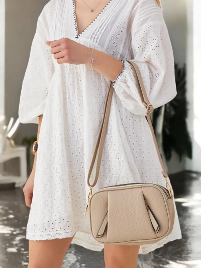 Royalfashion Kleine Handtasche für Damen aus hochwertigem Kunstleder
