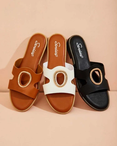 Royalfashion Ofira Damen Flip-Flops mit flacher Sohle