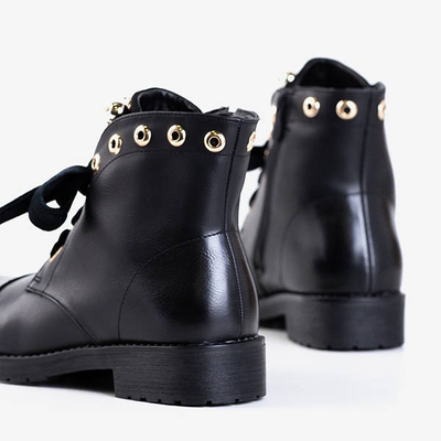 Schwarze Taschen mit Havelte-Dekor - Schuhe