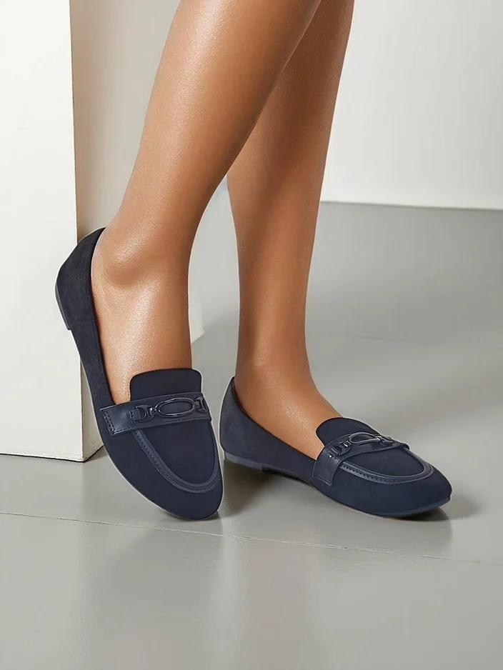 Royalfashion Damen-Eco-Suede-Mokassins Zammei