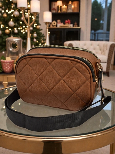 Gesteppte kleine Damenhandtasche aus Öko-Leder Connere